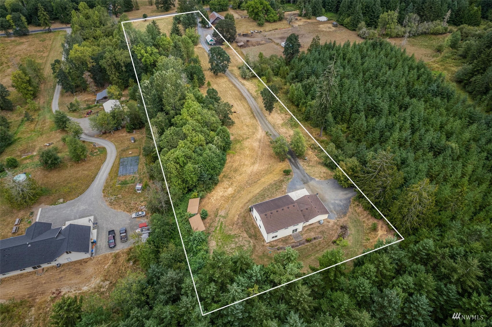 658 Smokey Valley Road Toledo, WA 98591 - Photo 39 of 40 an aerial view of a house