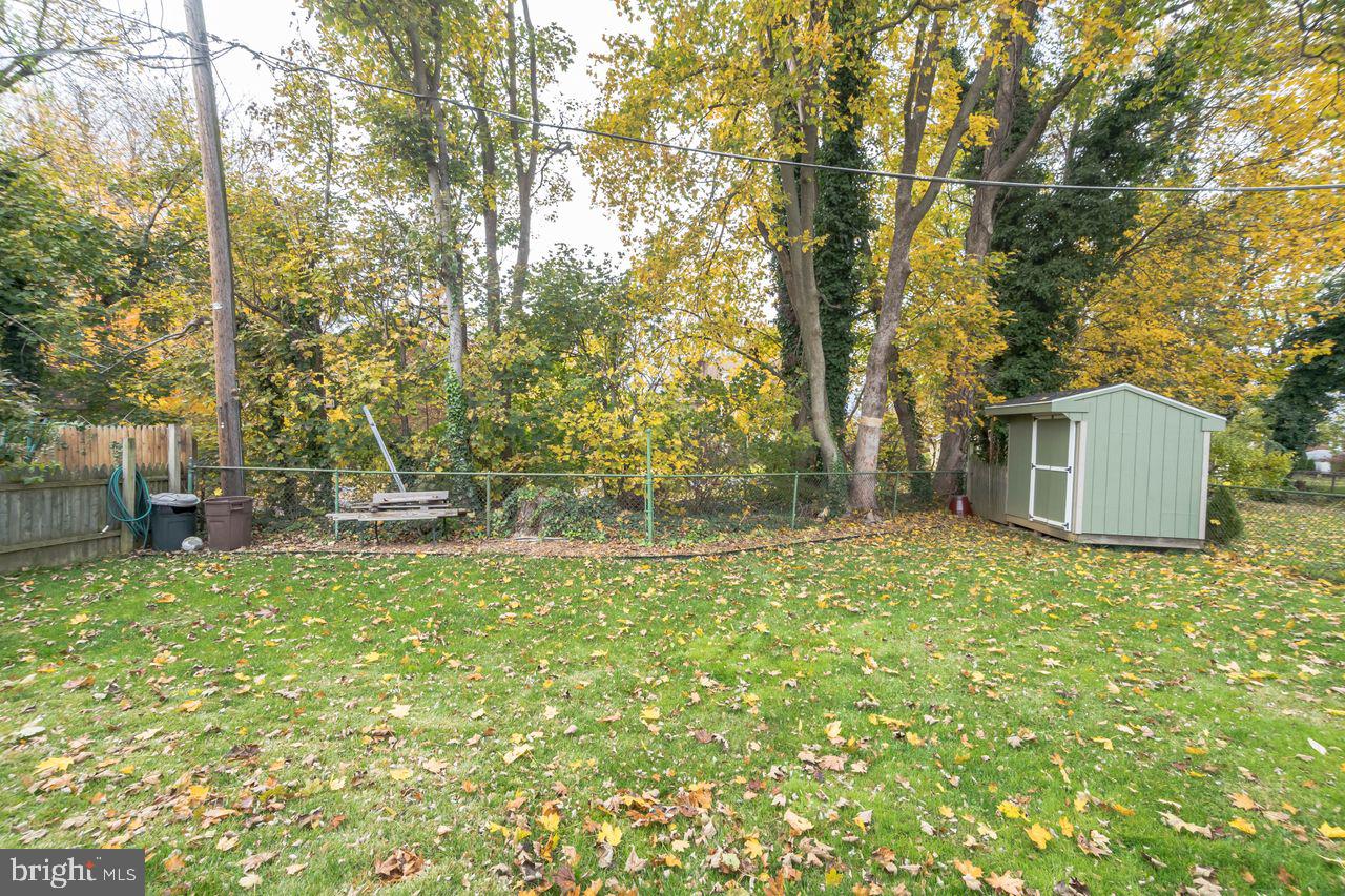 26 North Alford Road Springfield, PA 19064 - Photo 38 of 39 Fenced in Backyard with Shed