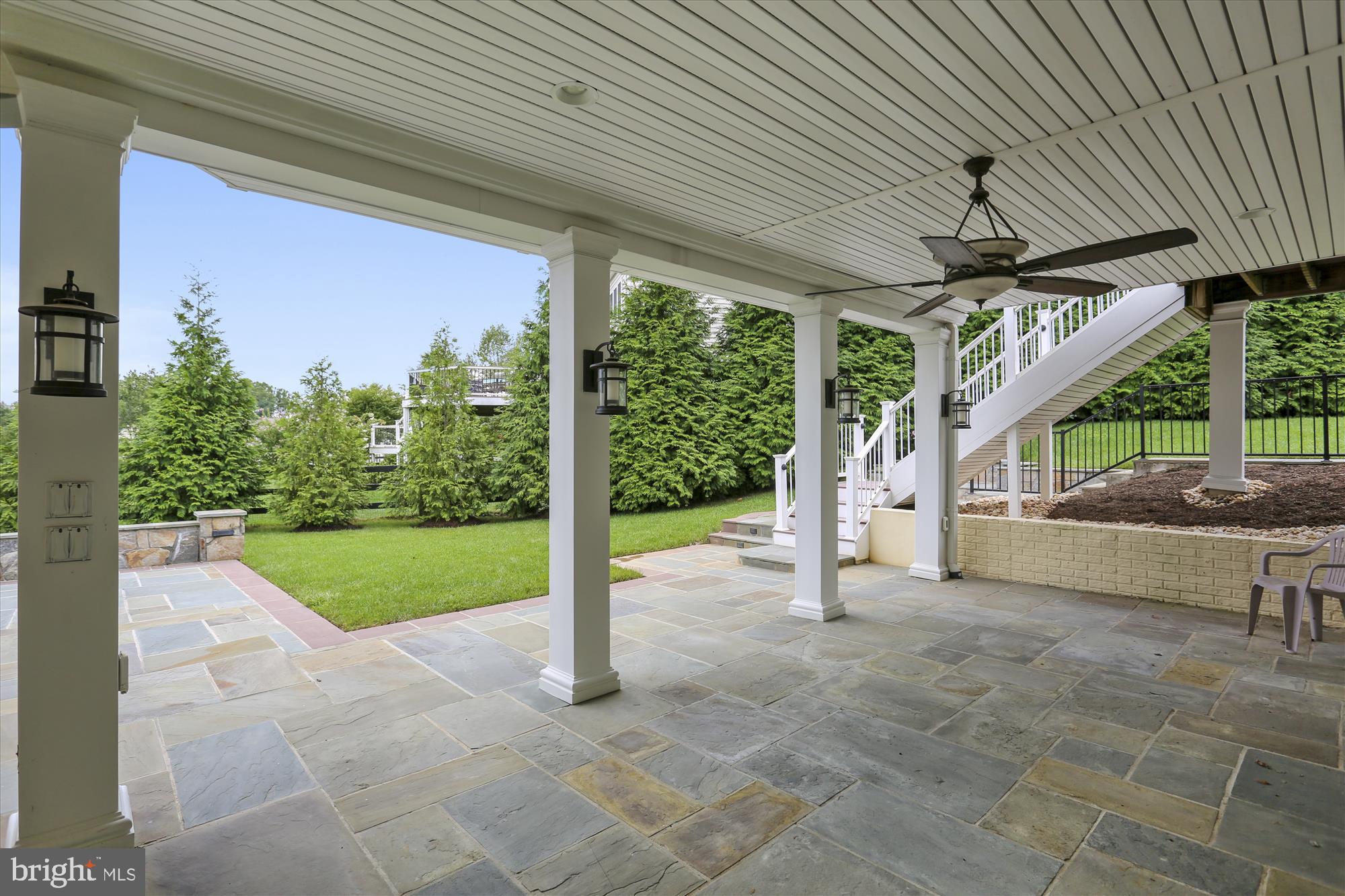 4826 Chichester House Road Olney, MD 20832 - Photo 75 of 97 Covered Patio w/outdoor fan!