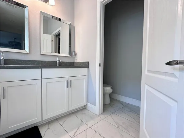 a bathroom with a sink and a toilet