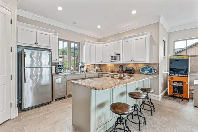 a view of a living room and entry way