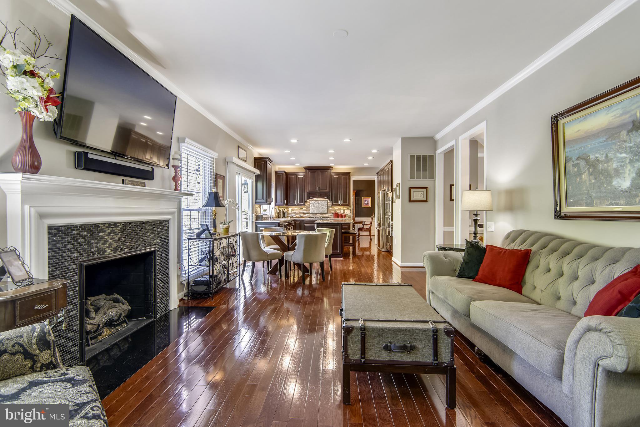 2908 Pleasant Glen Drive Oak Hill, VA 20171 - Photo 27 of 69 Family Room open to Gourmet Kitchen