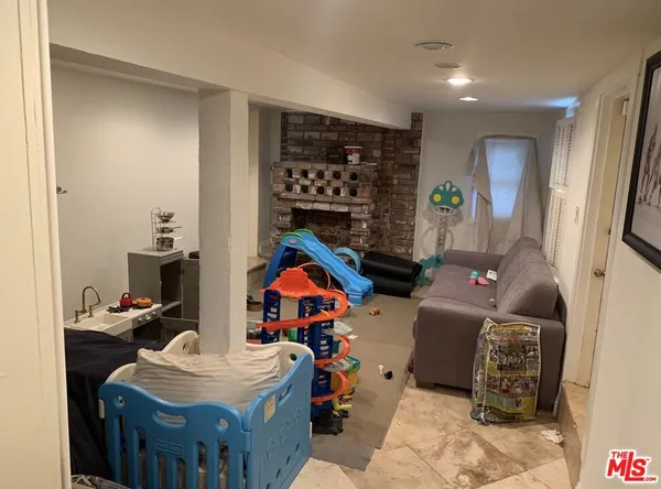 a play room with furniture