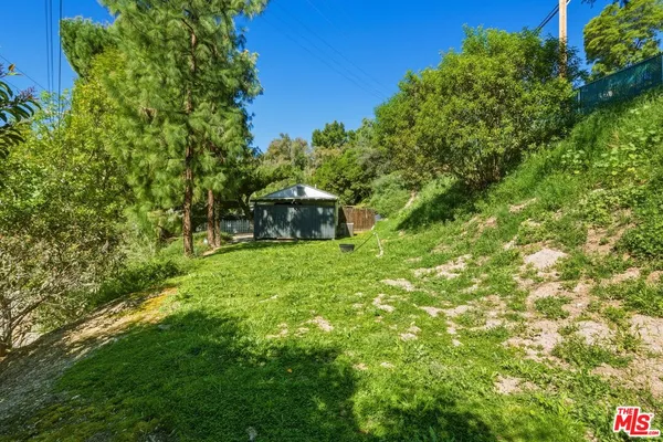 a view of a back yard