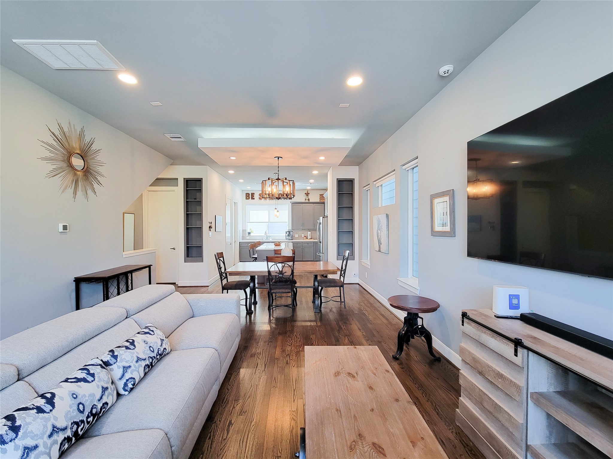 1705 Eado Point Lane Houston, TX 77003 - Photo 17 of 50 The open-concept living area allows for easy entertaining since there is plenty of street parking for guests, a rare find in East downtown.