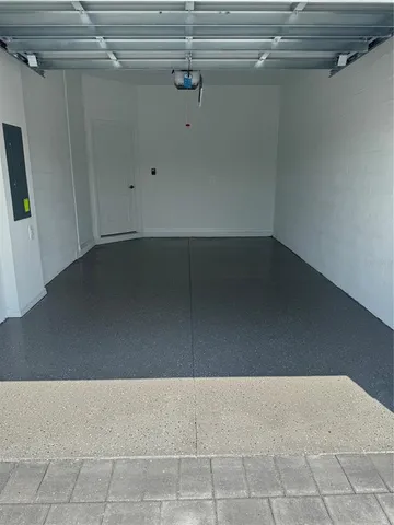 a view of a lake from a yard