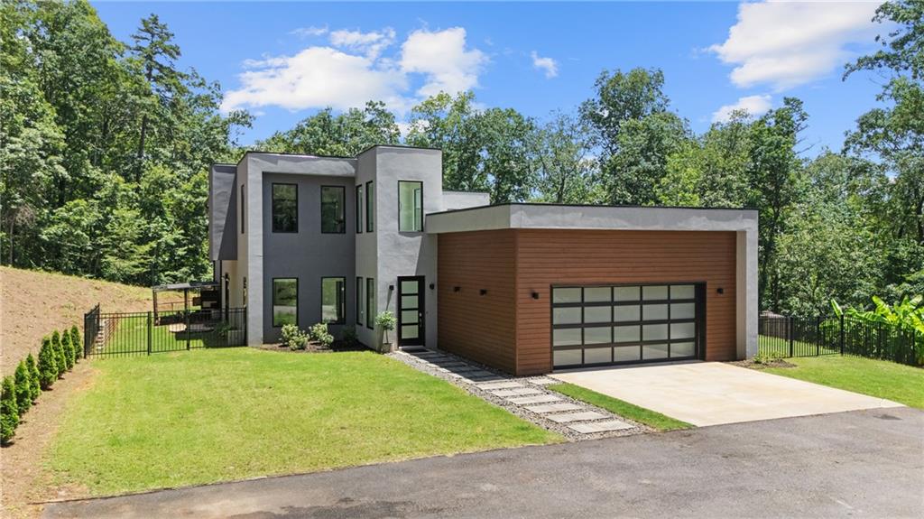 a house with a outdoor space