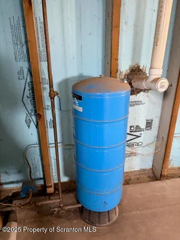 a view of wooden floor with a lake view