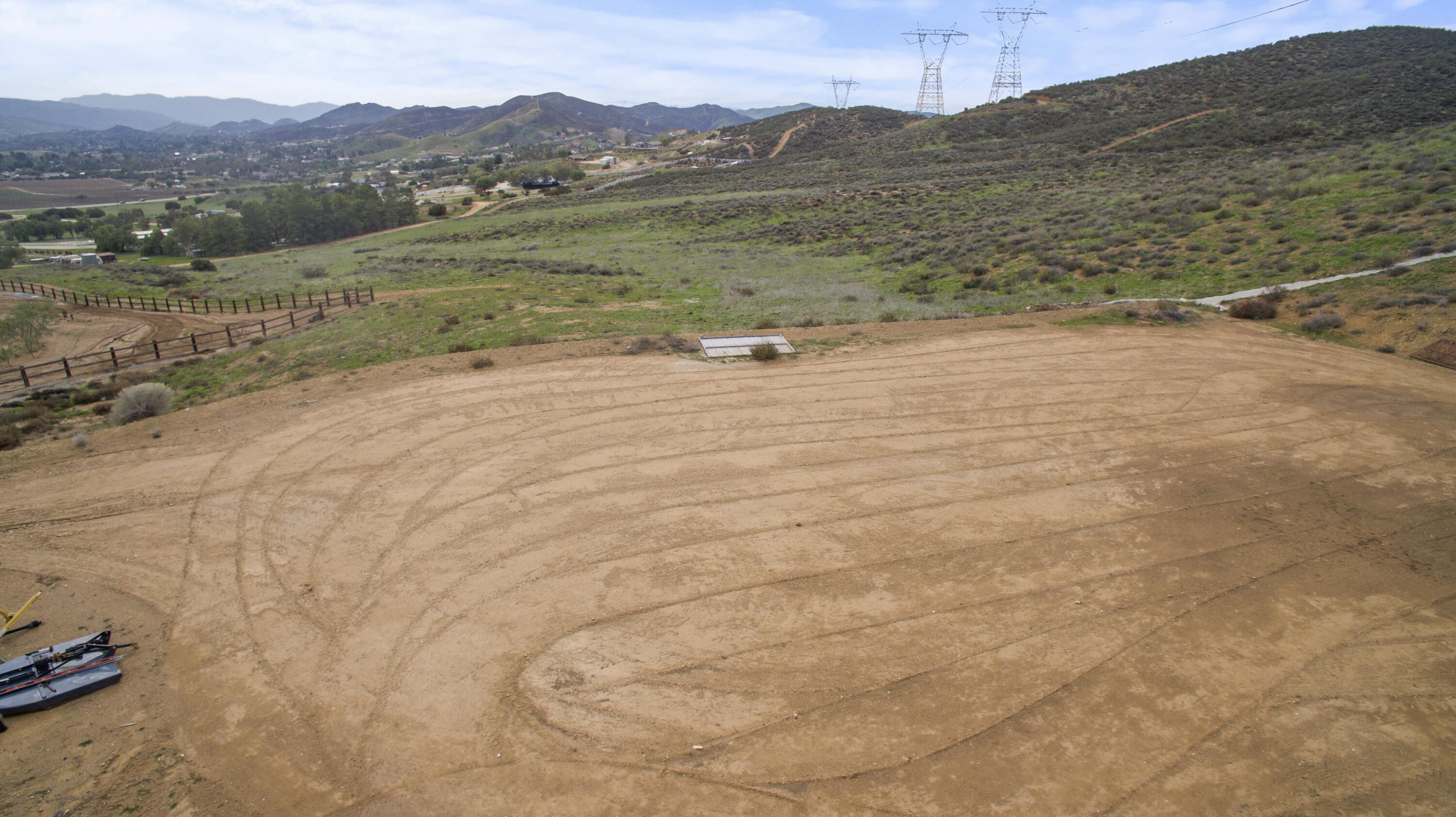 Vic Hierba Road Santa Clarita, CA 91390 - Photo 5 of 10 an aerial view of a house with a yard