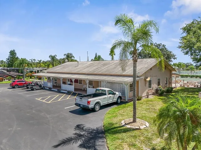 a view of a lake with outdoor space