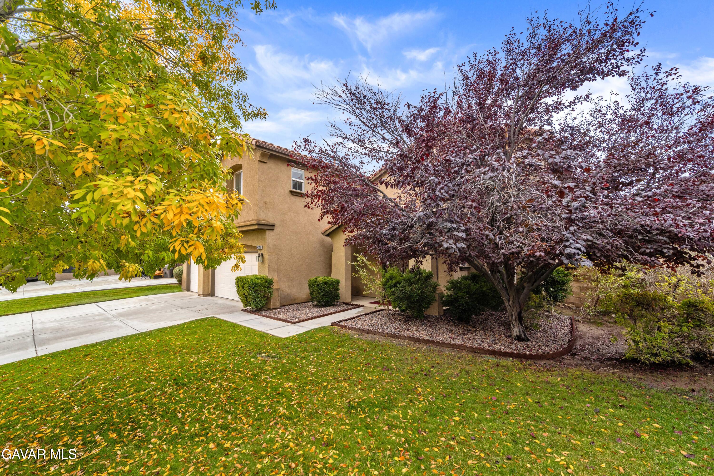 43219 Fanchon Avenue Lancaster, CA 93536 - Photo 2 of 51 a view of a backyard with a garden