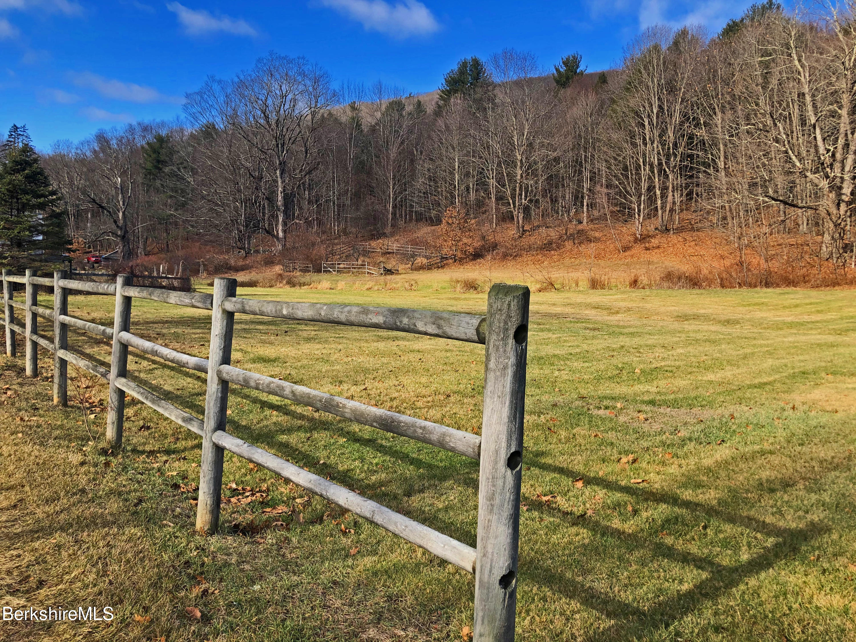 13 Old Chester Road Huntington, MA 01050 - Photo 6 of 26 a view of a backyard with wooden fence