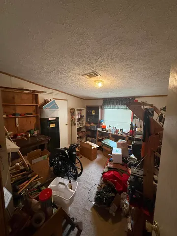 a room with storage and utility