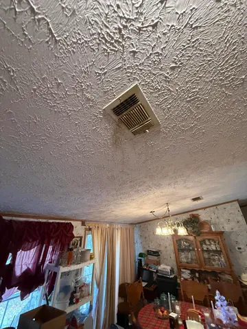 a close up of a fireplace in a room