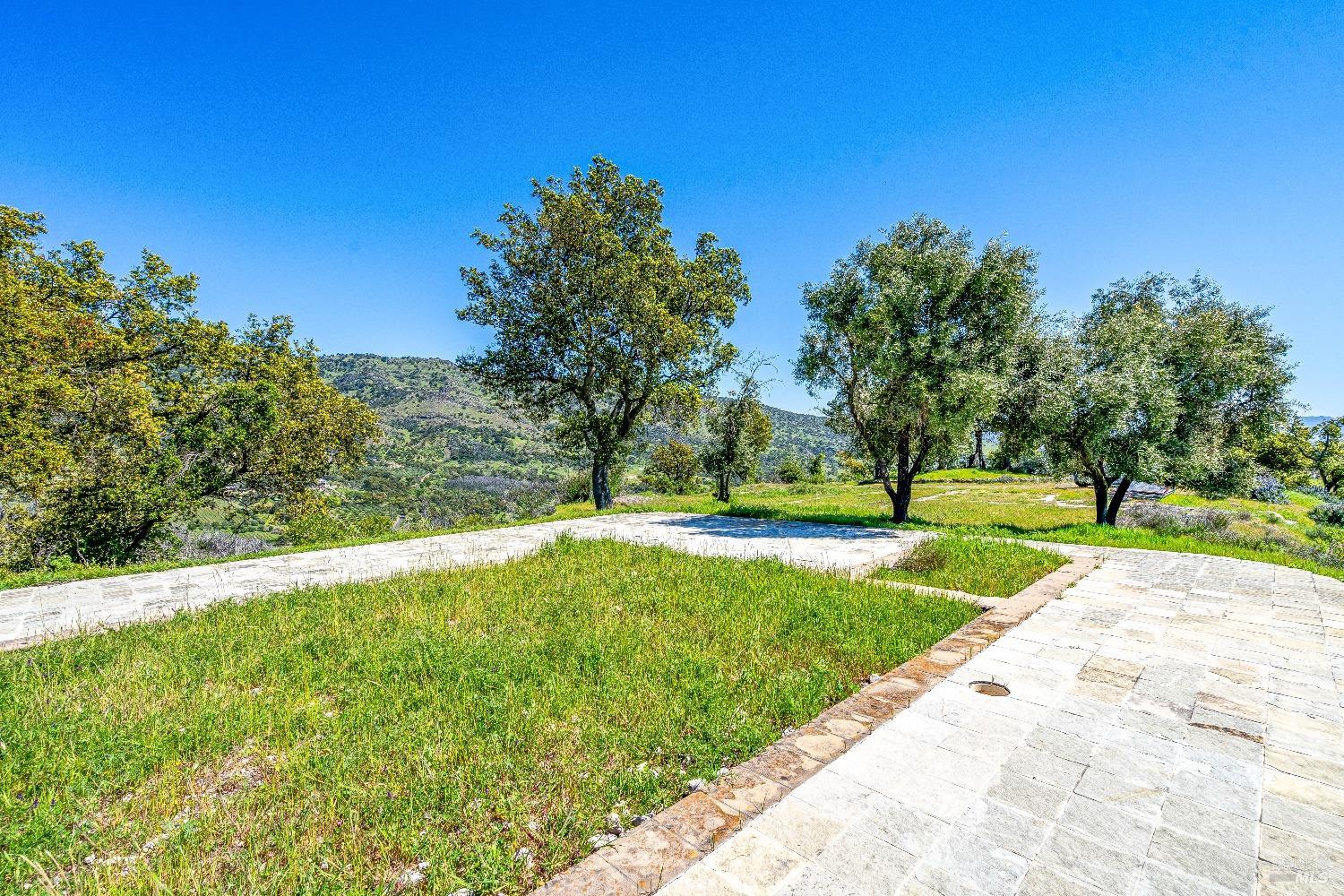 2077 Soda Canyon Road Napa, CA 94558 - Photo 21 of 26 a view of yard with swimming pool and green space