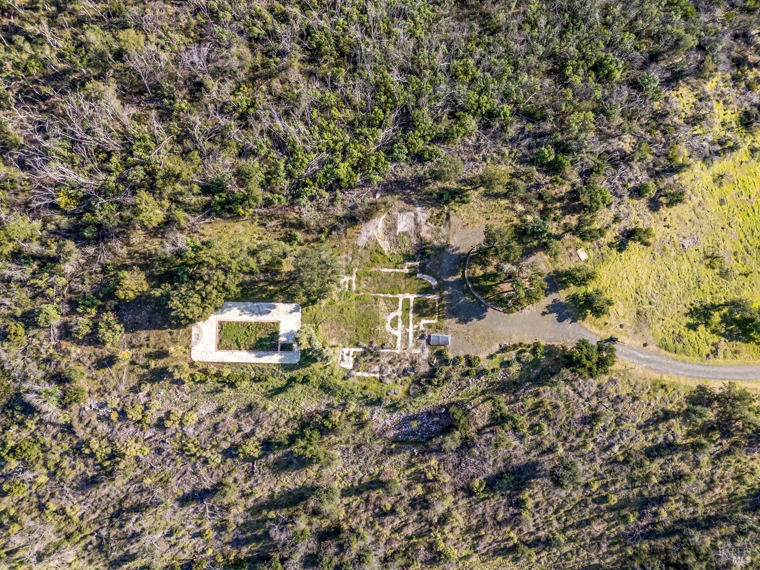 2077 Soda Canyon Road Napa, CA 94558 - Photo 6 of 26 a aerial view of a house with yard and outdoor seating