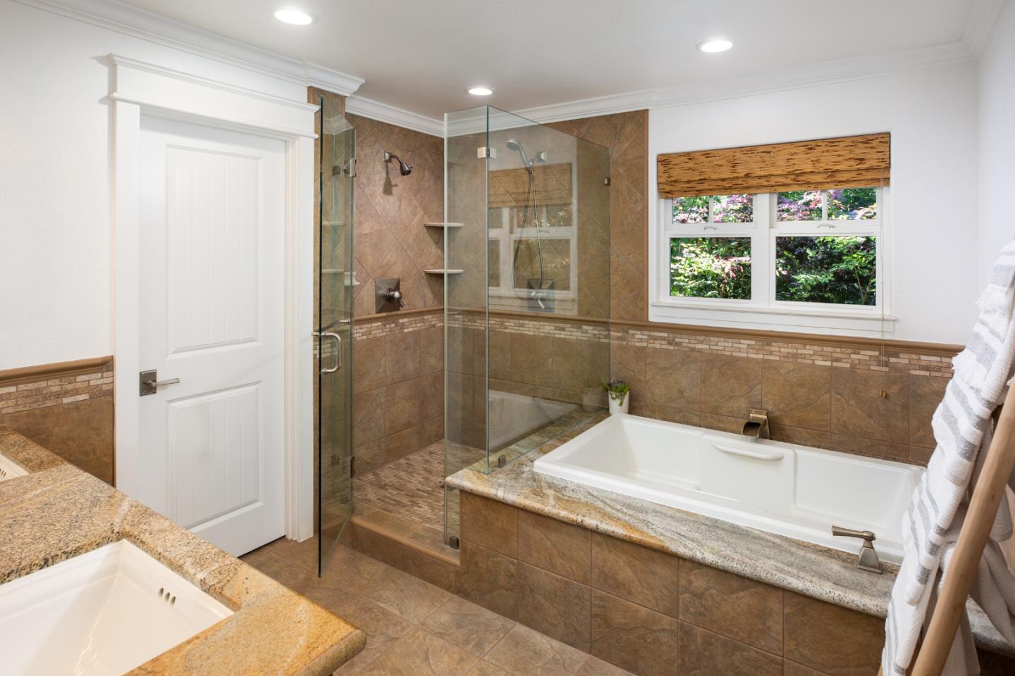 63 Ridge Court Woodside, CA 94062 - Photo 14 of 31 a bathroom with a bathtub and a sink