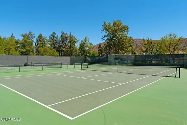 a view of a tennis court