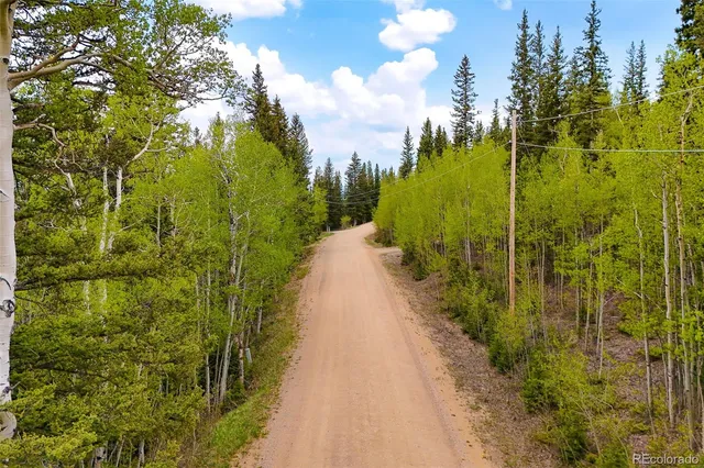 a view of a pathway with a park