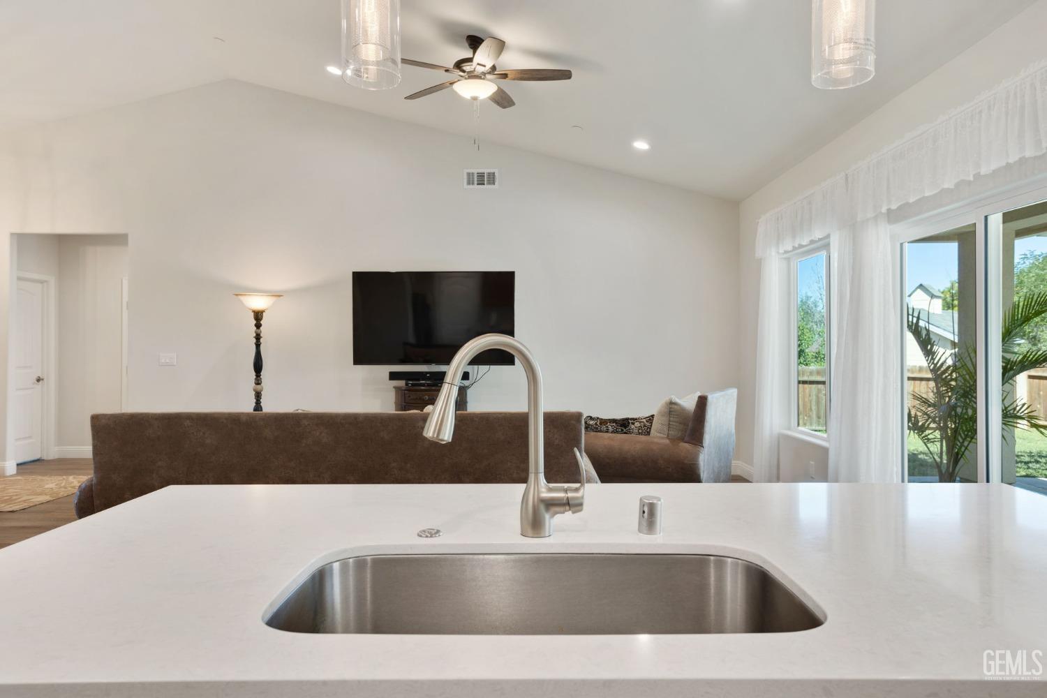 Undisclosed Address Tehachapi, CA 93561 - Photo 18 of 41 a kitchen with a sink and a large window