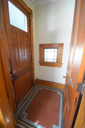 a view of front door