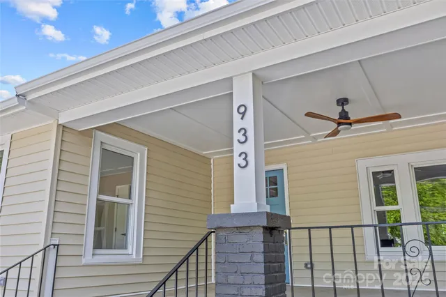 a view of a entryway door front of house