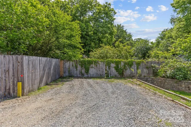 a backyard of a house