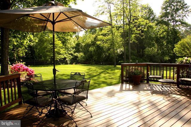 10231 Dunfries Road Vienna, VA 22181 - Photo 10 of 30 Gorgeous back deck leading out to manicured lawn