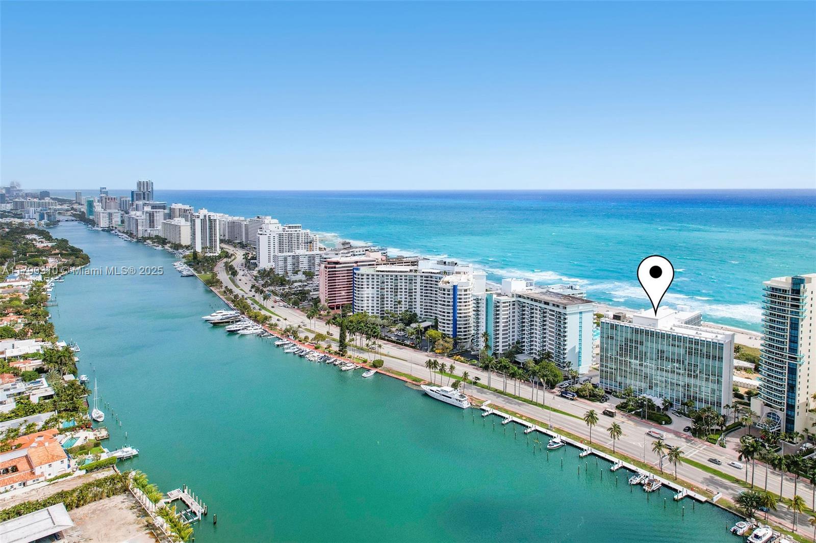 5055 Collins Avenue, Unit 6M Miami Beach, FL 33140 - Photo 35 of 40 a view of a city with ocean view