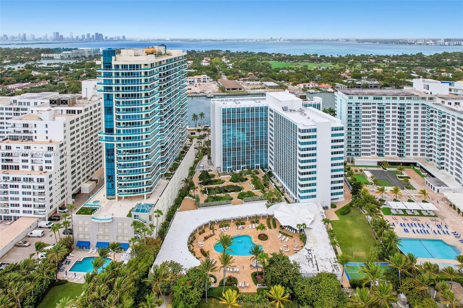 5055 Collins Avenue, Unit 6M Miami Beach, FL 33140 - Photo 40 of 40 a view of a city with tall buildings