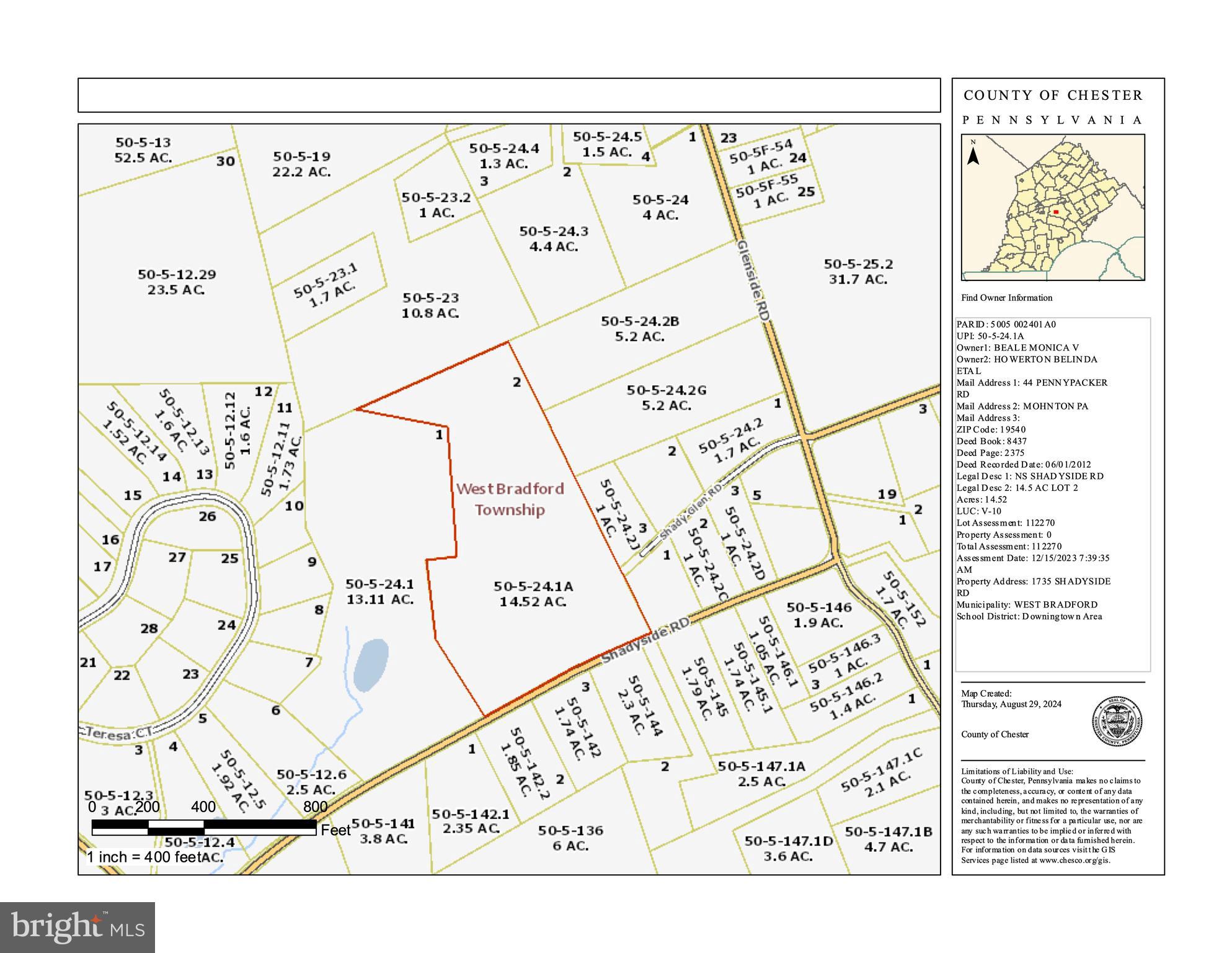 1735 Shadyside Road Downingtown, PA 19335 - Photo 3 of 3 a picture of a book and a bed