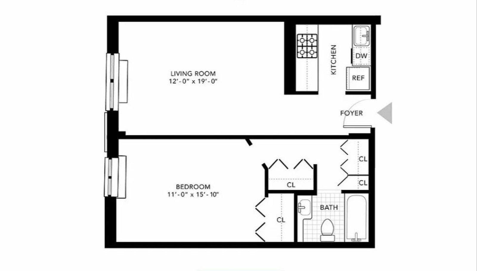 300 Rector Place, Unit 2H Manhattan, NY 10280 - Photo 6 of 6 Gallery Image 6