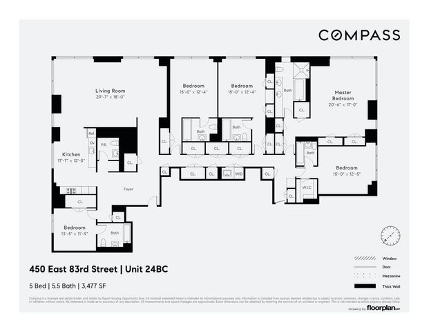 $5,300,000 | 450 East 83rd Street, Unit 24BC | Upper East Side