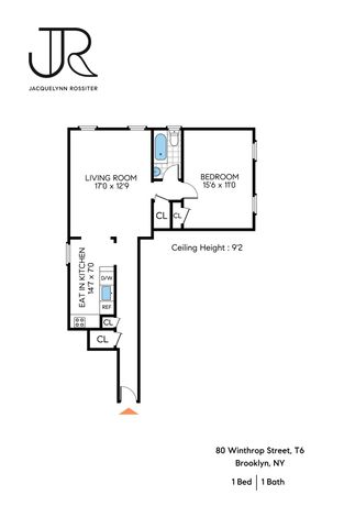 $399,000 | 80 Winthrop Street, Unit T6 | Prospect Lefferts Gardens