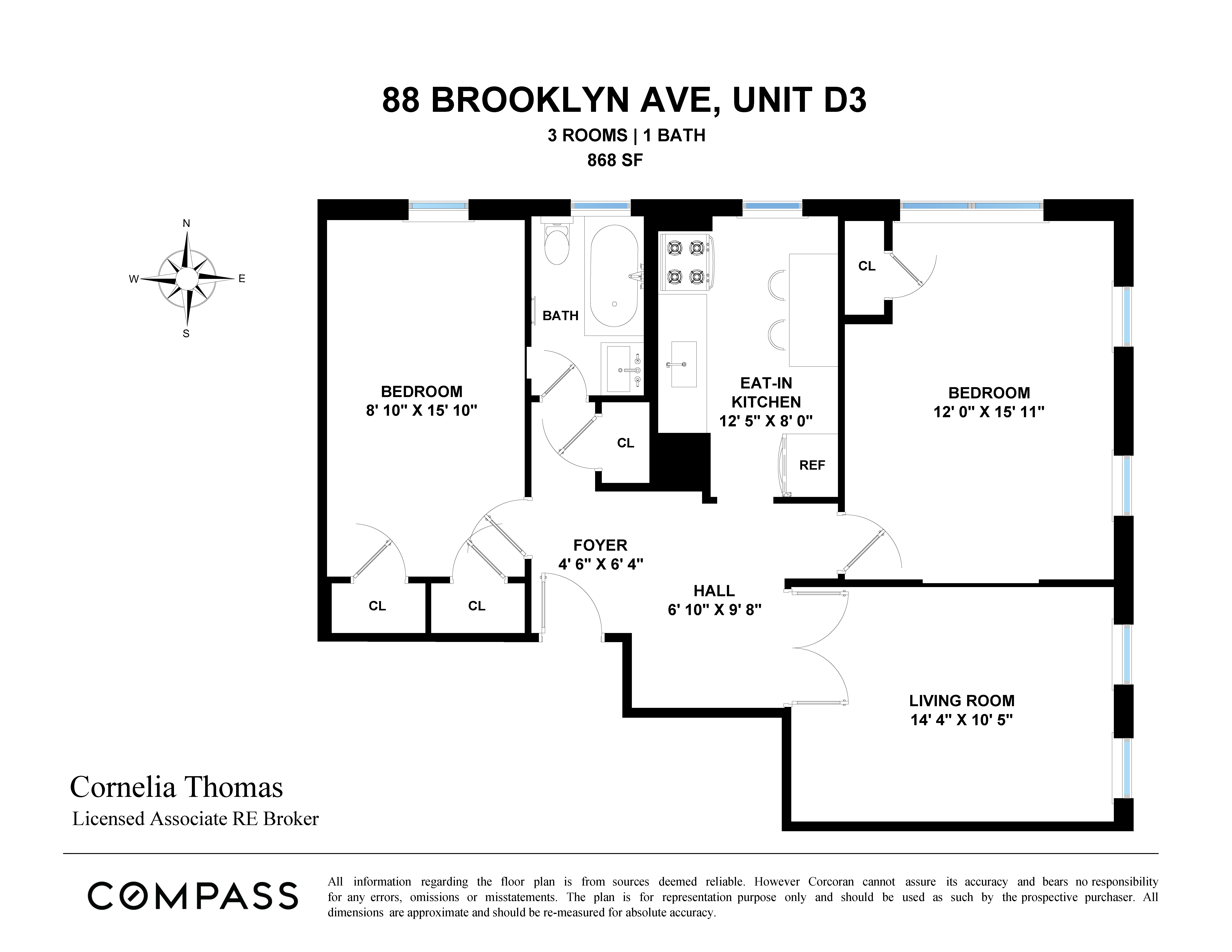 88 Brooklyn Avenue, Unit D3 Brooklyn, NY 11216 - Photo 7 of 7