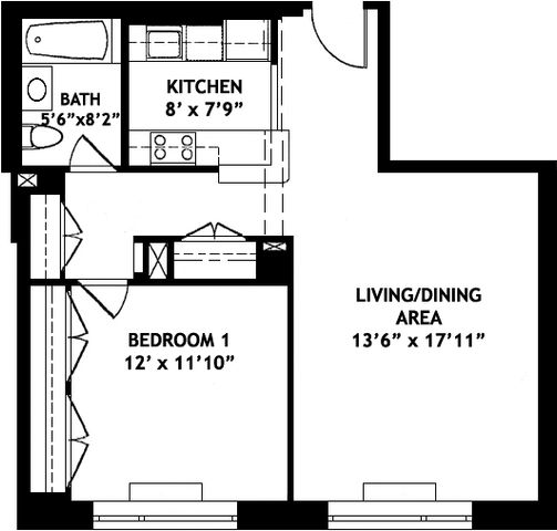 $665,000 | 40 West 116th Street, Unit A1001 | Harlem