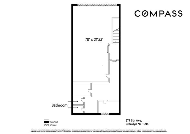 $4,000 | 579 5th Avenue, Unit 2 | Park Slope