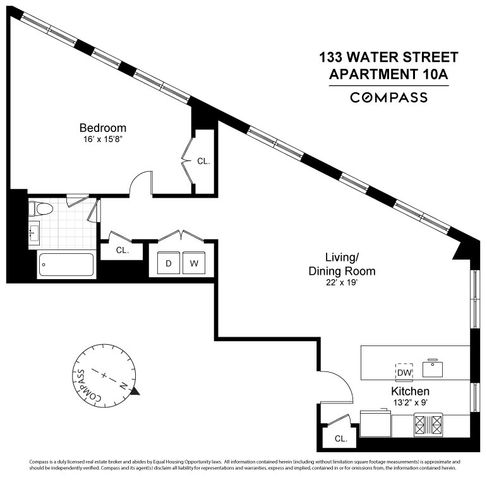 $905,000 | 133 Water Street, Unit 10A | DUMBO