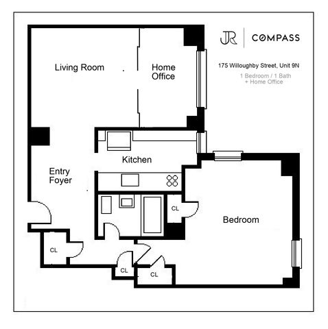 $585,000 | 175 Willoughby Street, Unit 9N | Downtown Brooklyn