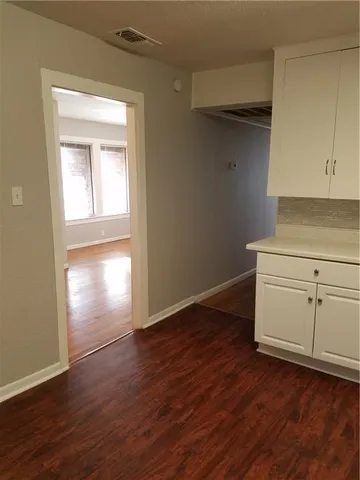 wooden floor in an empty room
