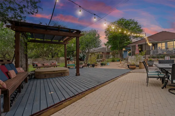 a patio view with patio