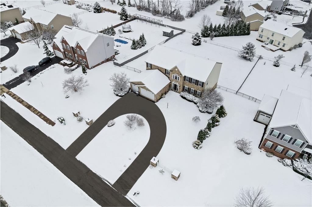 108 Stallion Road Clinton, PA 15026 - Photo 2 of 49 an aerial view of a house with a swimming pool