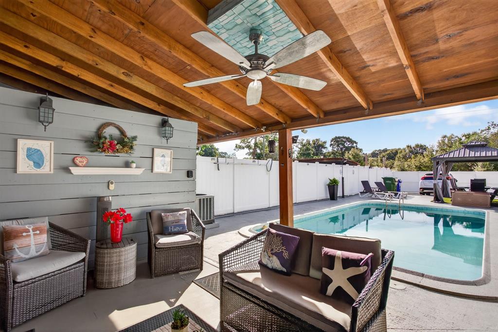 6224 Southwest 7th Street Margate, FL 33068 - Photo 8 of 51 a roof deck with table and chairs