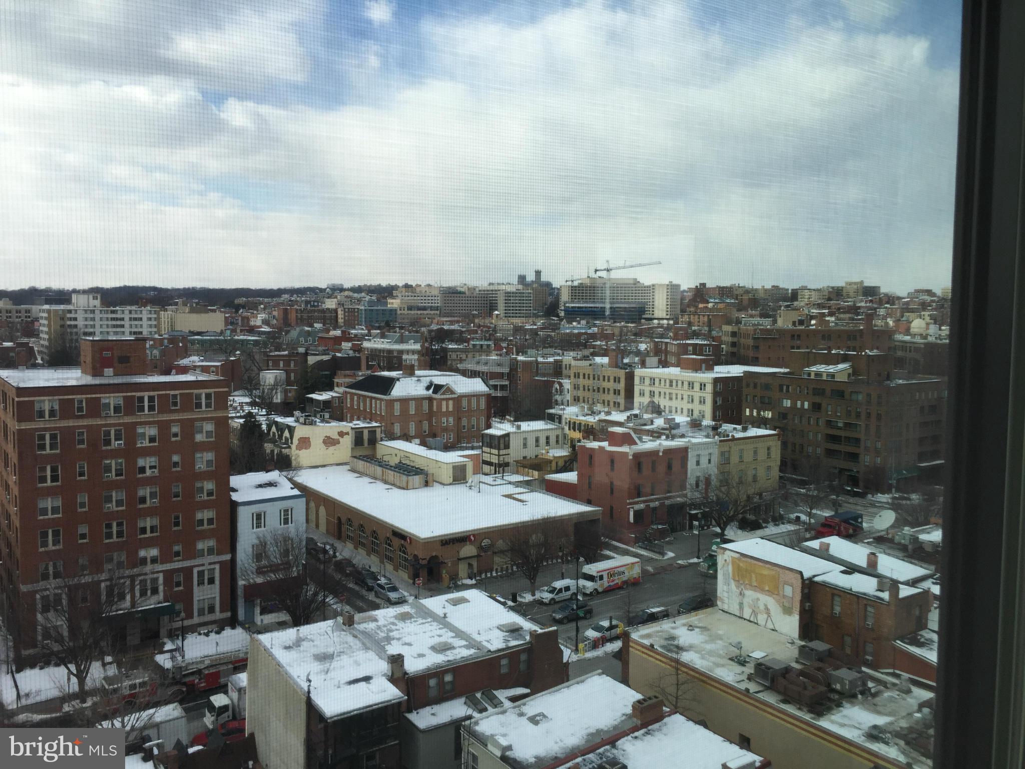 1615 Q Street Northwest, Unit 913 Washington, DC 20009 - Photo 17 of 24 View from the Bedroom
