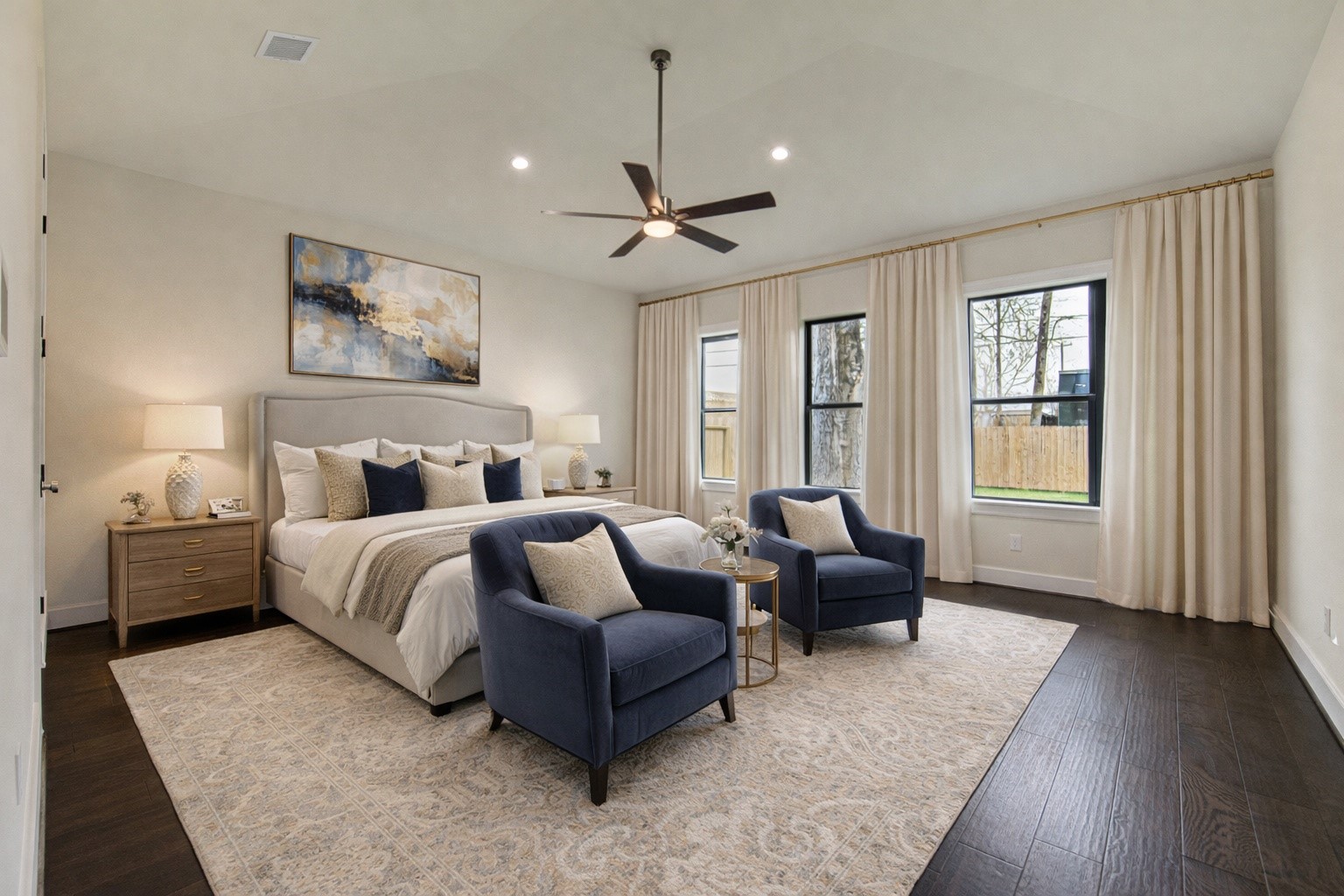 1504 Story Street Houston, TX 77055 - Photo 19 of 45 Large primary suite is the perfect place to relax