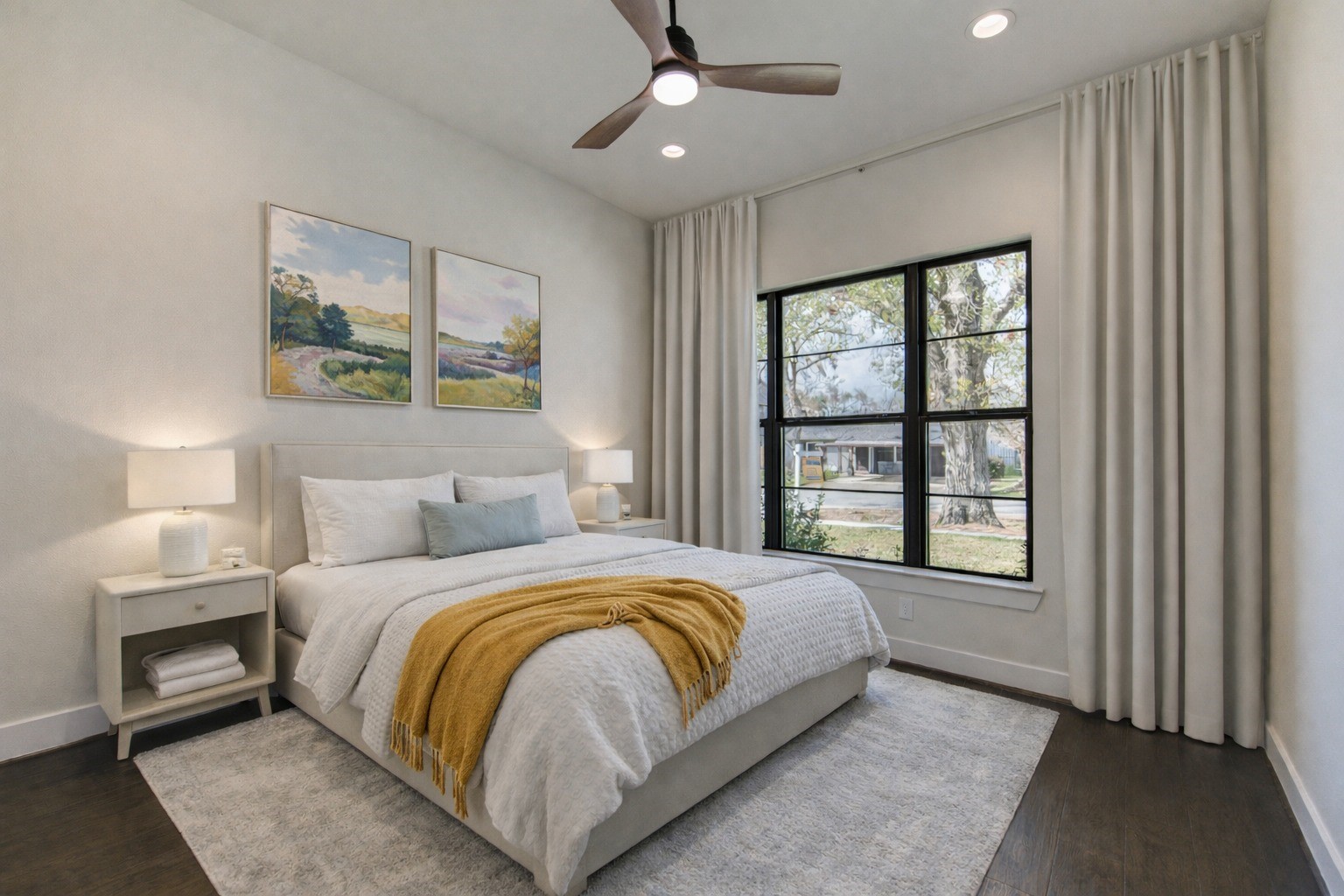 1504 Story Street Houston, TX 77055 - Photo 27 of 45 The first floor secondary bedroom is perfect for guest, aging parents or those who are not comfortable with stairs