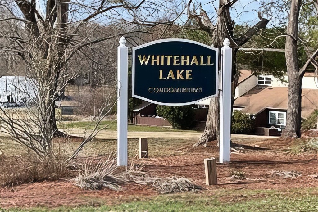a sign on the side of a building