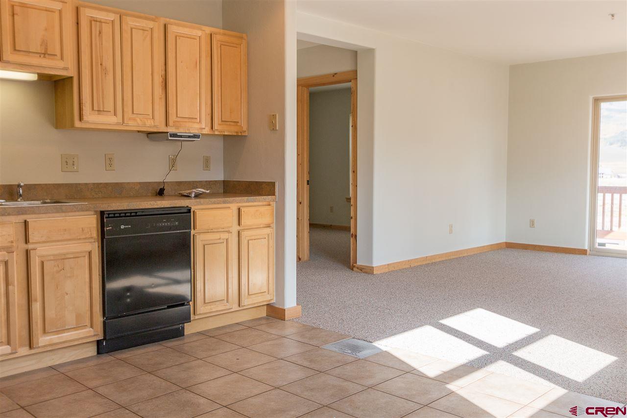 25 Elk Valley Road, Unit 102 Crested Butte, CO 81224 - Photo 5 of 12 a kitchen with a sink and cabinets
