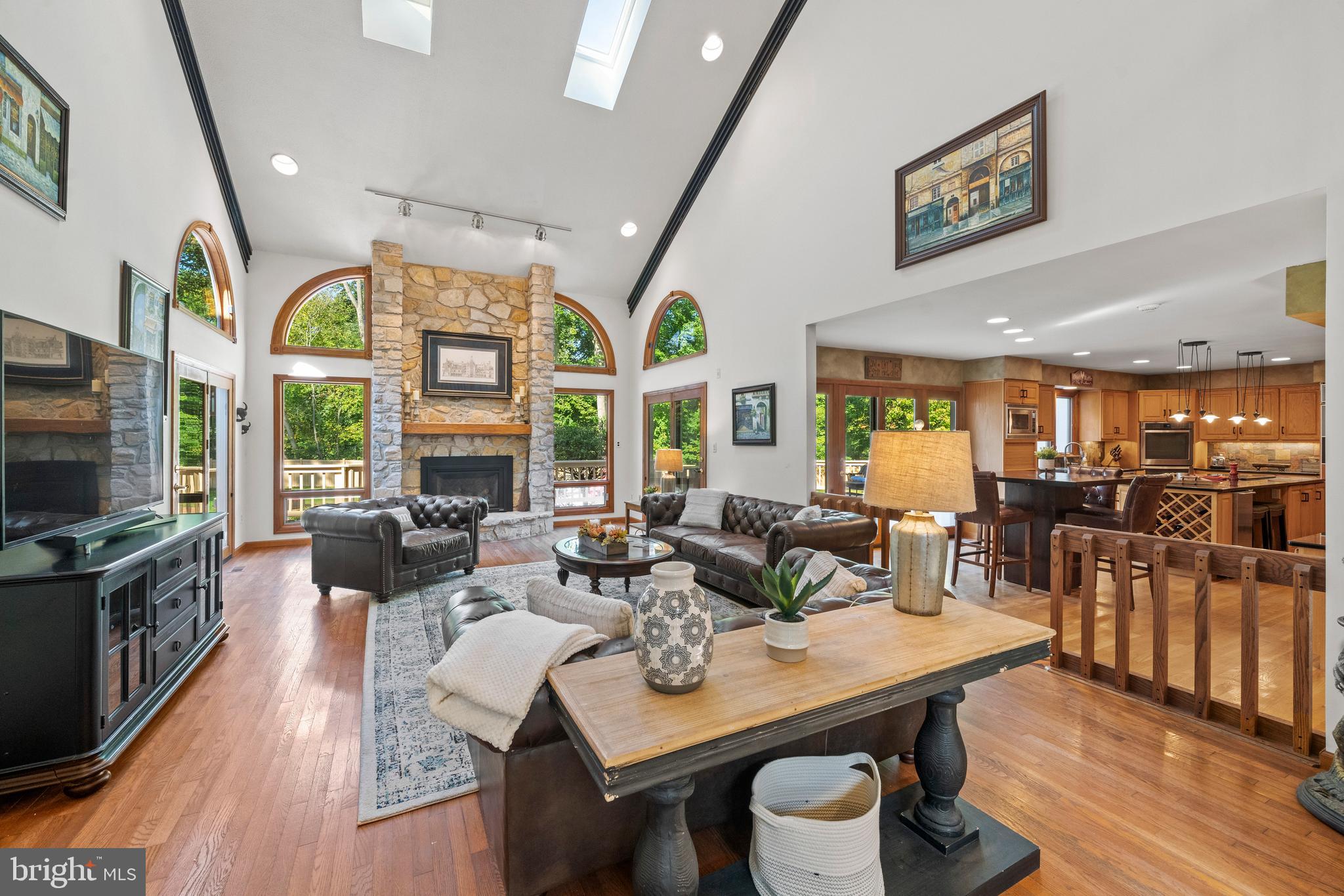 1017 Davis Road Ambler, PA 19002 - Photo 4 of 66 Living room with soaring ceilings/sky lights