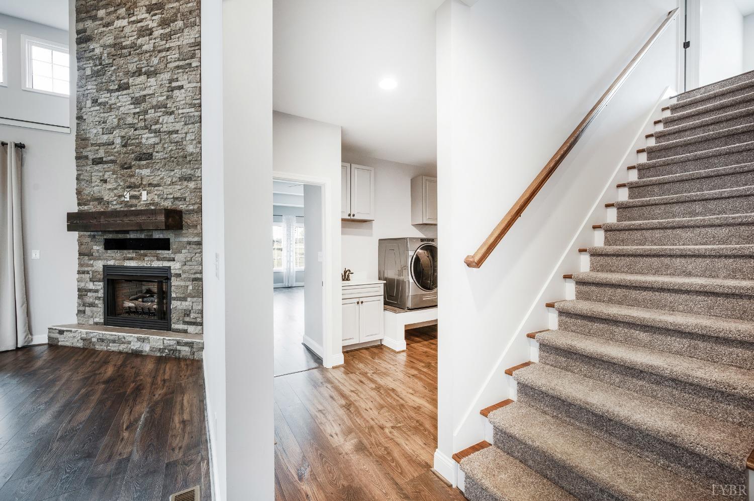 1695 Colby Drive Forest, VA 24551 - Photo 31 of 92 a view of entryway and hall with wooden floor
